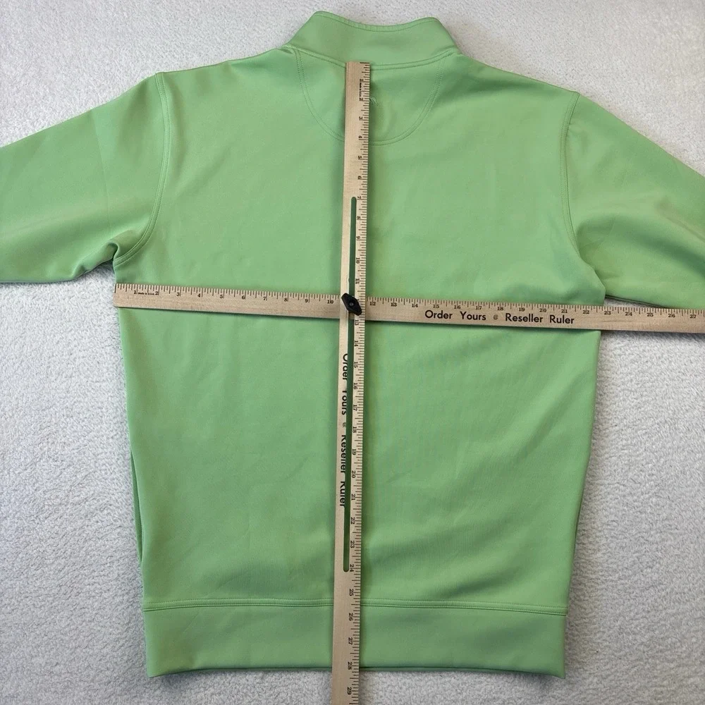 ONWARD RESERVE Performance 1/4 Zip Mens Medium Green Blue Golf Pullover Stretch